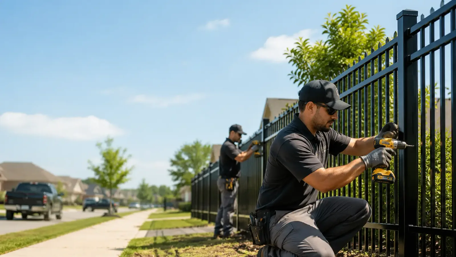 Metal Fence Installation in Marlin, TX